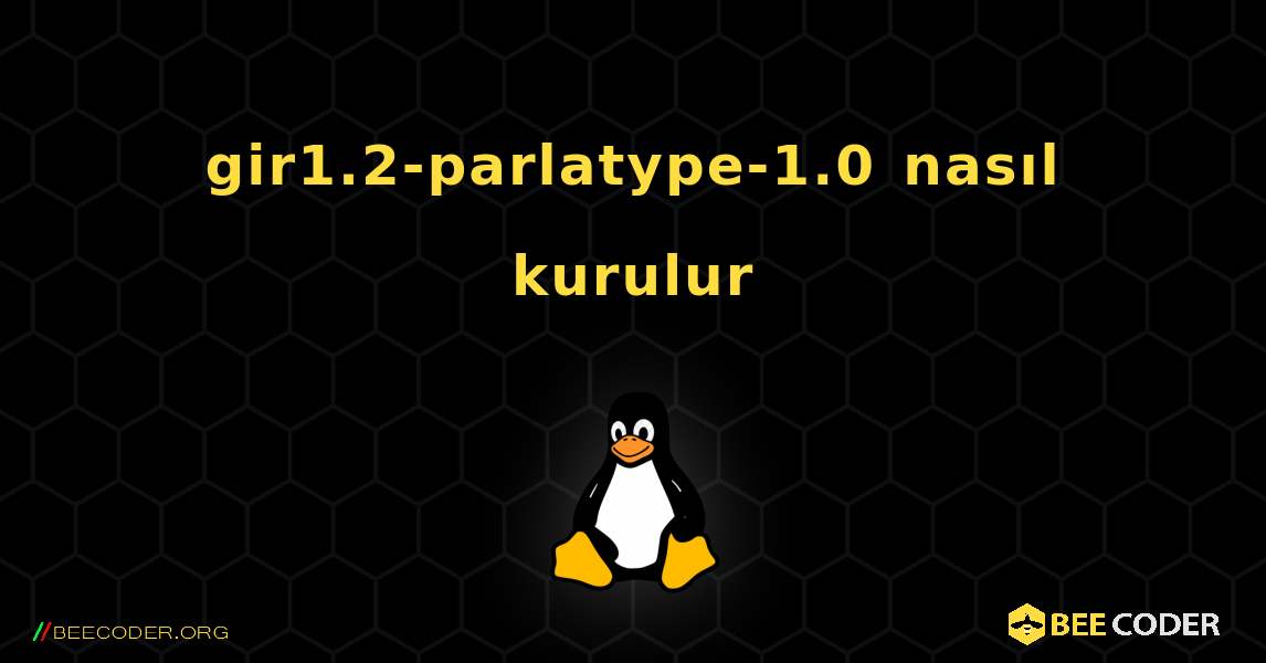 gir1.2-parlatype-1.0  nasıl kurulur. Linux
