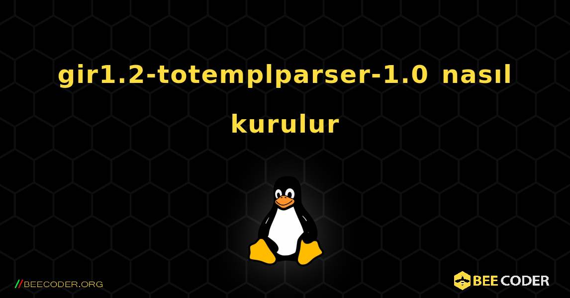 gir1.2-totemplparser-1.0  nasıl kurulur. Linux