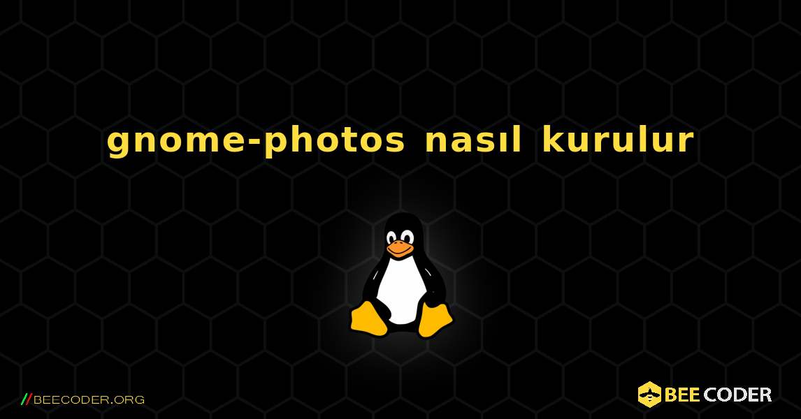 gnome-photos  nasıl kurulur. Linux