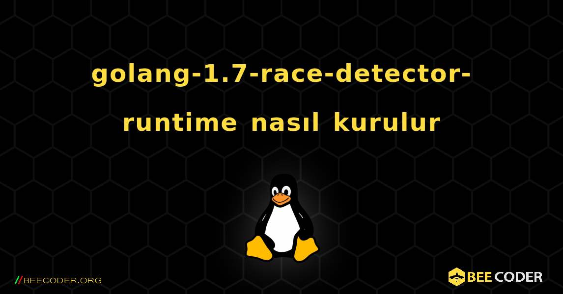 golang-1.7-race-detector-runtime  nasıl kurulur. Linux
