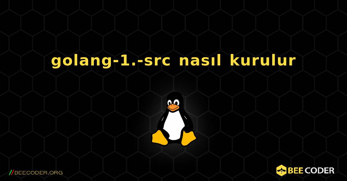 golang-1.-src  nasıl kurulur. Linux