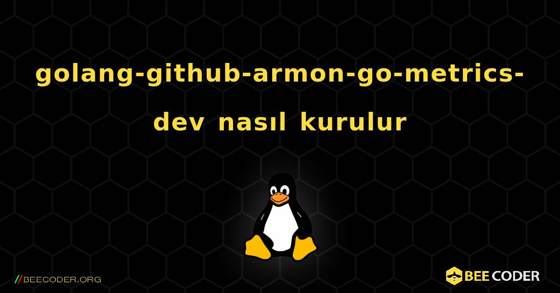 golang-github-armon-go-metrics-dev  nasıl kurulur. Linux