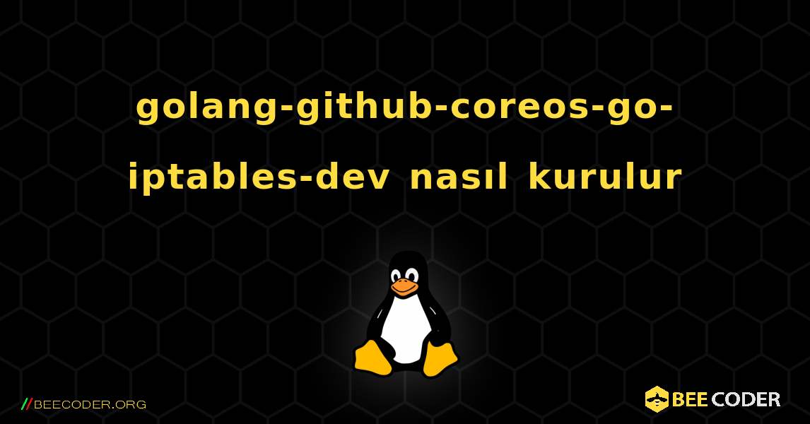 golang-github-coreos-go-iptables-dev  nasıl kurulur. Linux