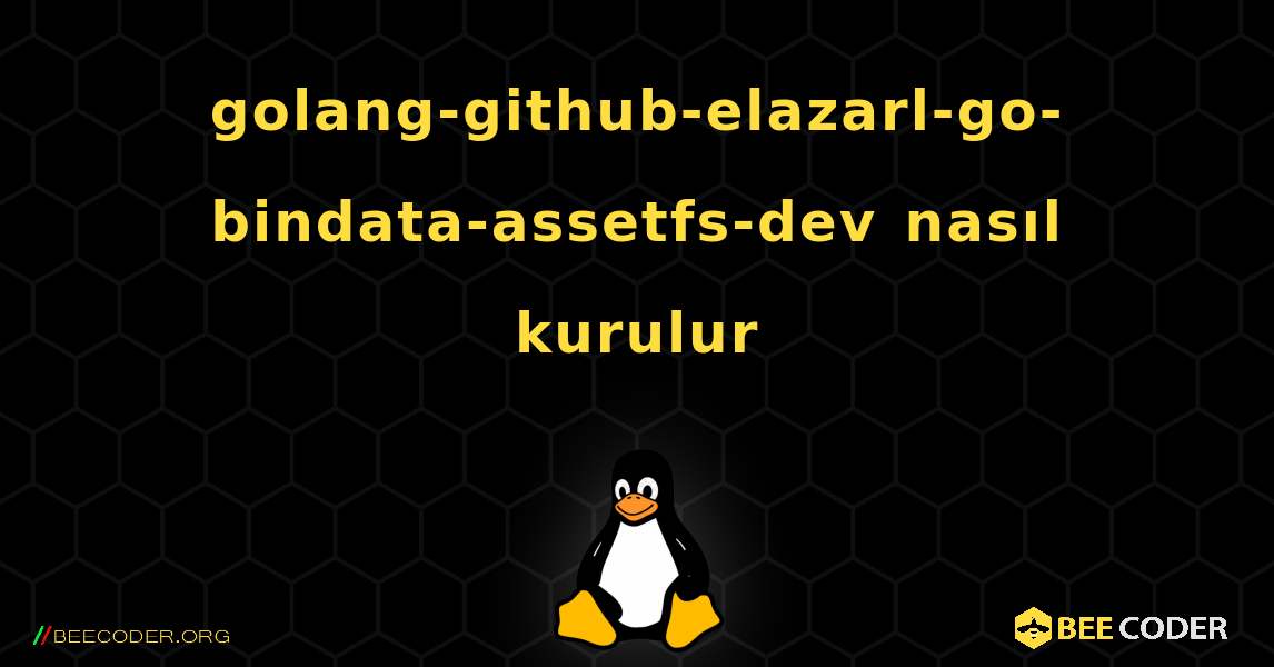 golang-github-elazarl-go-bindata-assetfs-dev  nasıl kurulur. Linux