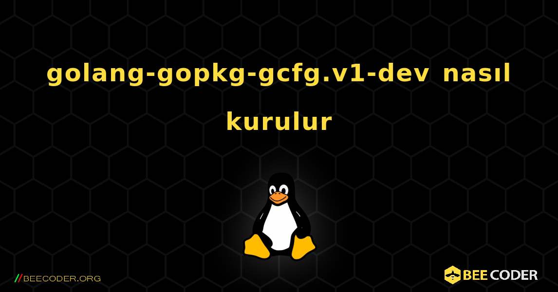 golang-gopkg-gcfg.v1-dev  nasıl kurulur. Linux