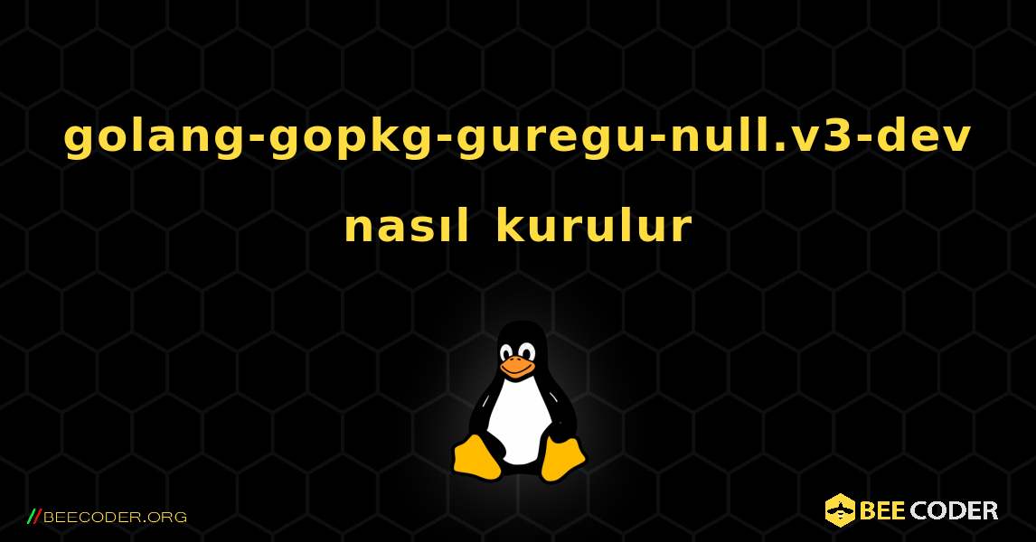 golang-gopkg-guregu-null.v3-dev  nasıl kurulur. Linux