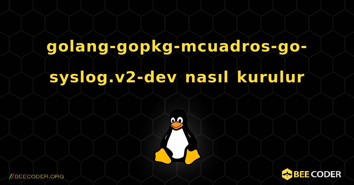 golang-gopkg-mcuadros-go-syslog.v2-dev  nasıl kurulur. Linux