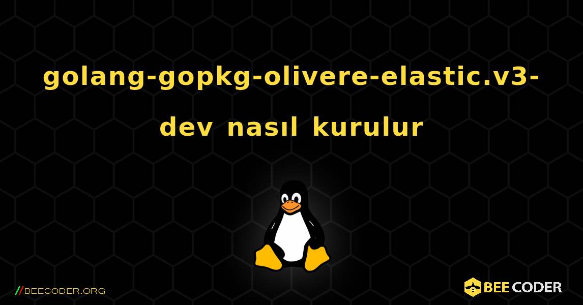 golang-gopkg-olivere-elastic.v3-dev  nasıl kurulur. Linux