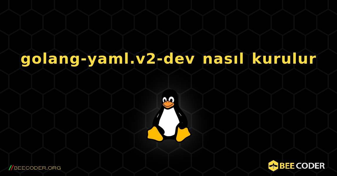 golang-yaml.v2-dev  nasıl kurulur. Linux