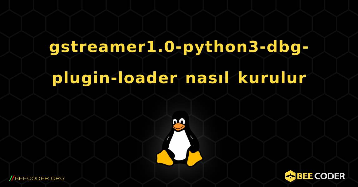 gstreamer1.0-python3-dbg-plugin-loader  nasıl kurulur. Linux