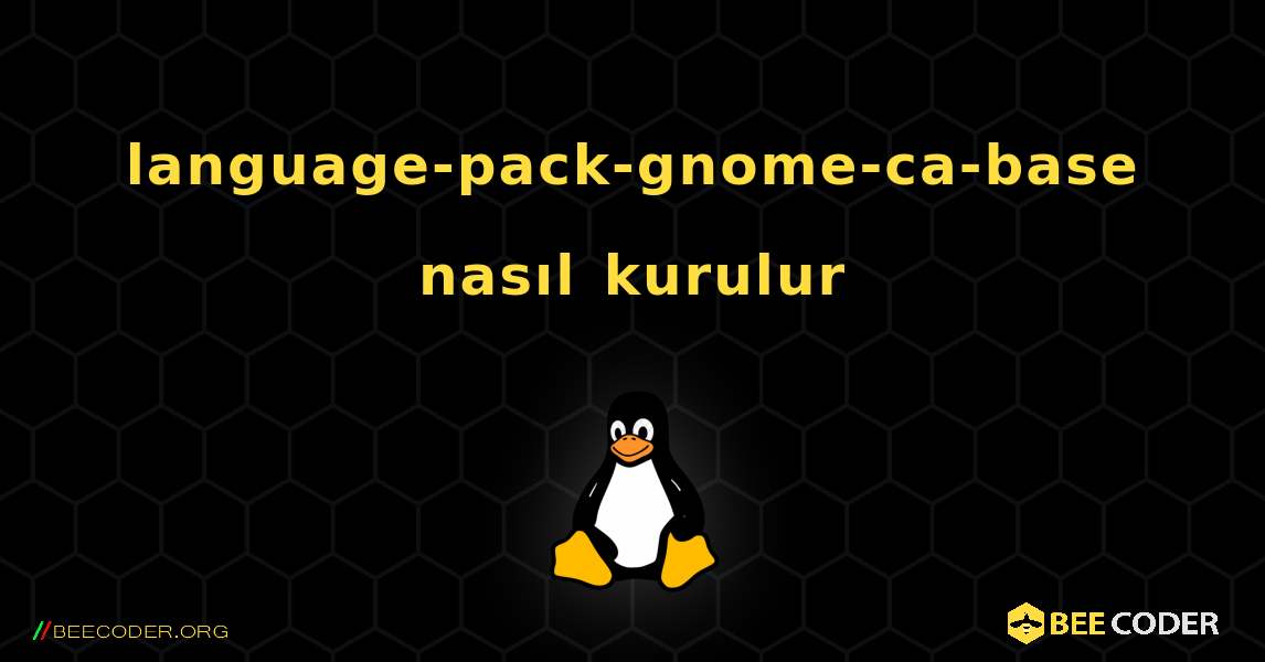 language-pack-gnome-ca-base  nasıl kurulur. Linux
