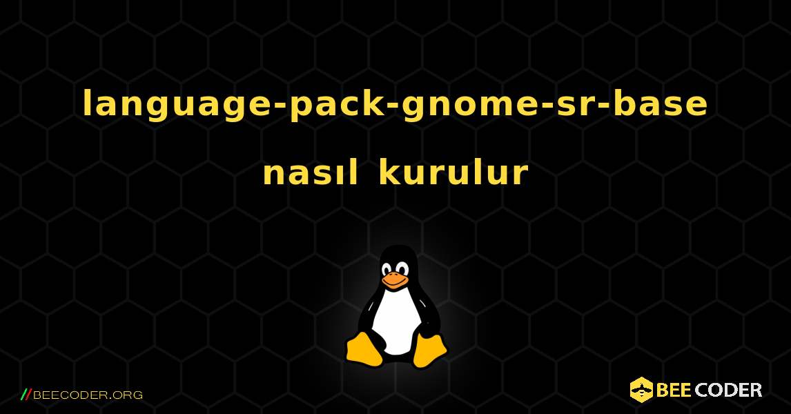 language-pack-gnome-sr-base  nasıl kurulur. Linux