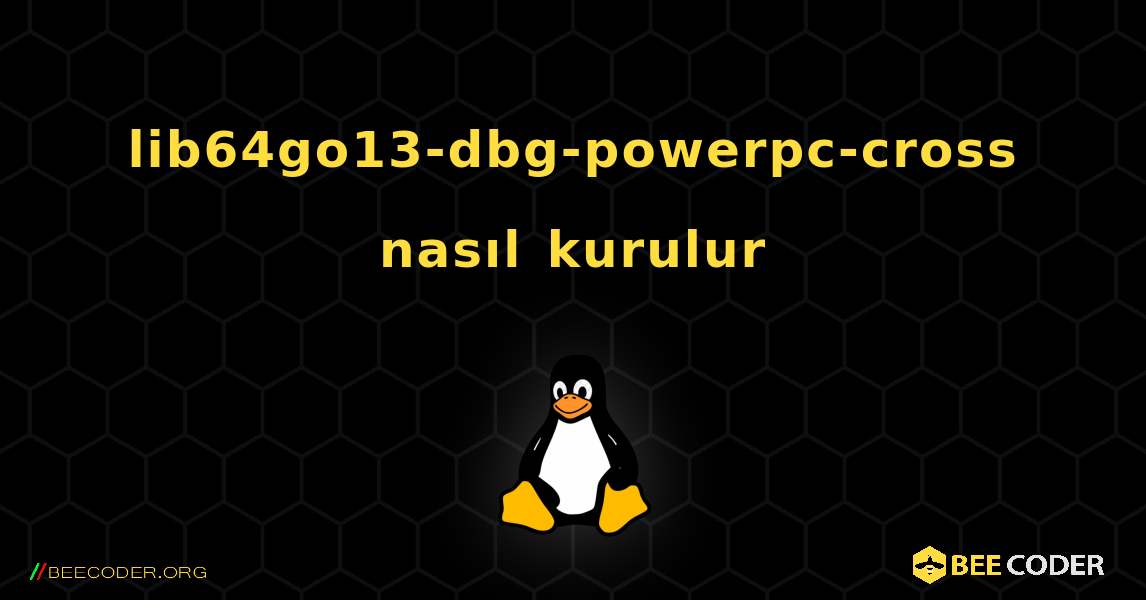 lib64go13-dbg-powerpc-cross  nasıl kurulur. Linux