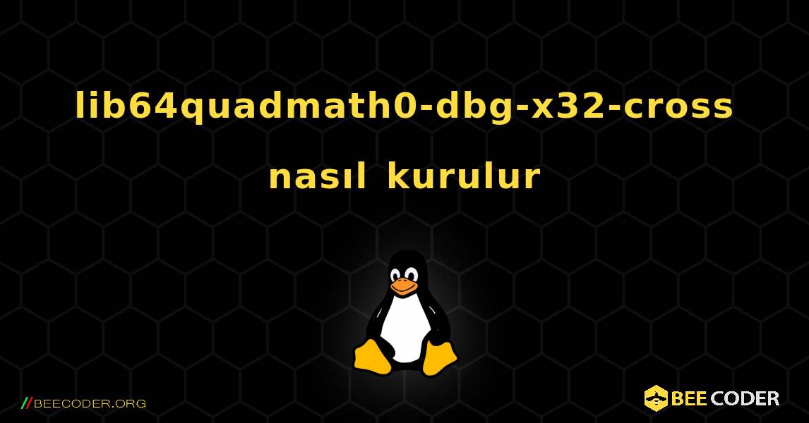 lib64quadmath0-dbg-x32-cross  nasıl kurulur. Linux