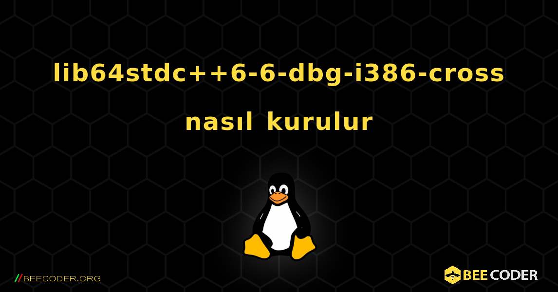 lib64stdc++6-6-dbg-i386-cross  nasıl kurulur. Linux