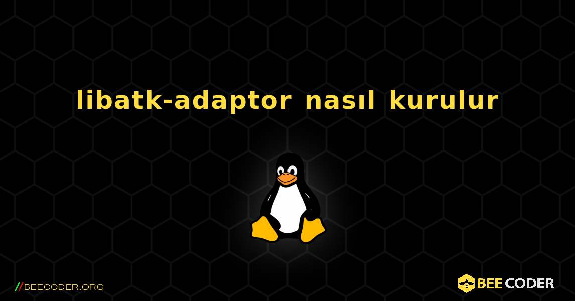 libatk-adaptor  nasıl kurulur. Linux