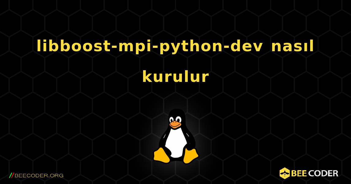 libboost-mpi-python-dev  nasıl kurulur. Linux