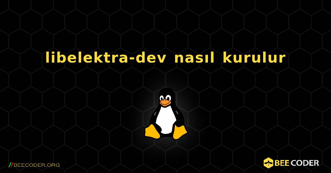 libelektra-dev  nasıl kurulur. Linux