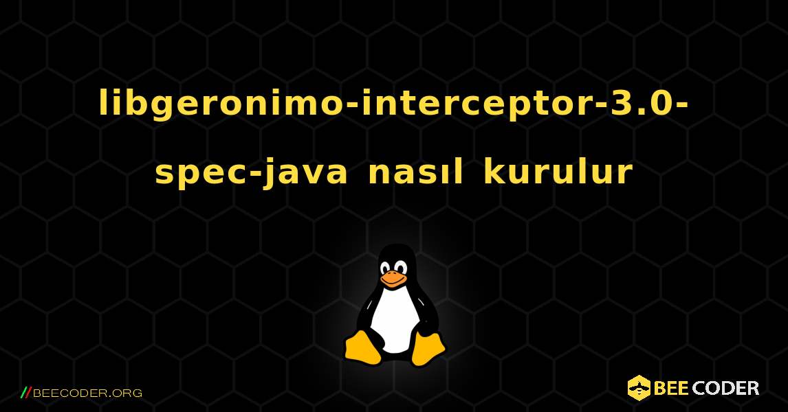 libgeronimo-interceptor-3.0-spec-java  nasıl kurulur. Linux
