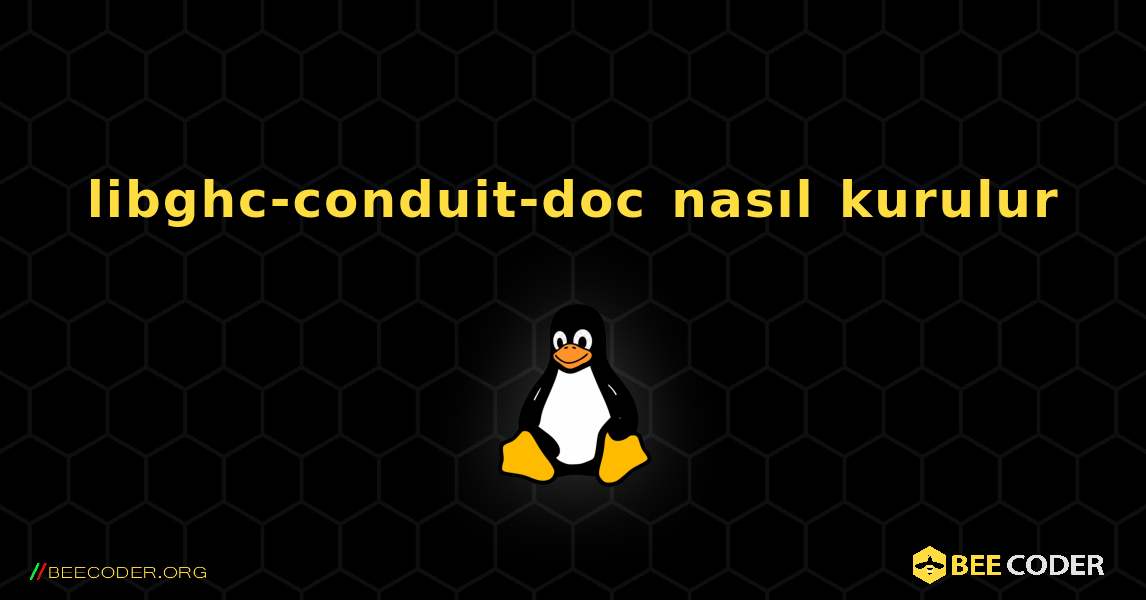 libghc-conduit-doc  nasıl kurulur. Linux