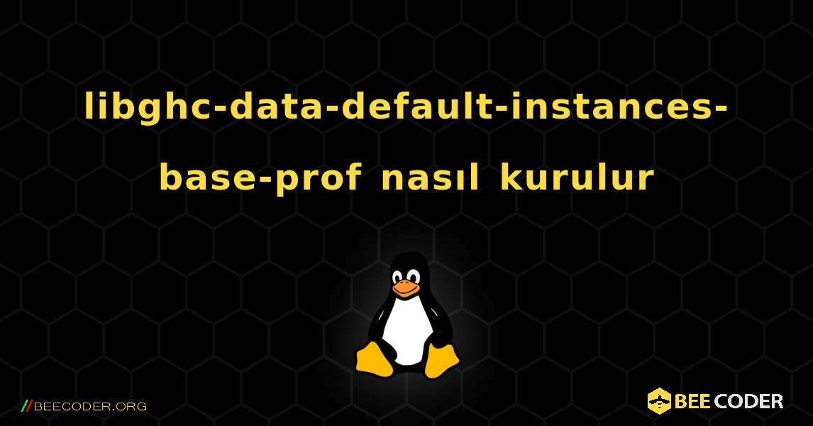 libghc-data-default-instances-base-prof  nasıl kurulur. Linux