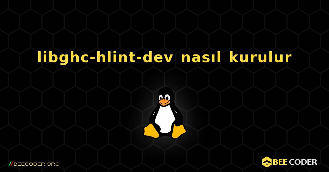 libghc-hlint-dev  nasıl kurulur. Linux