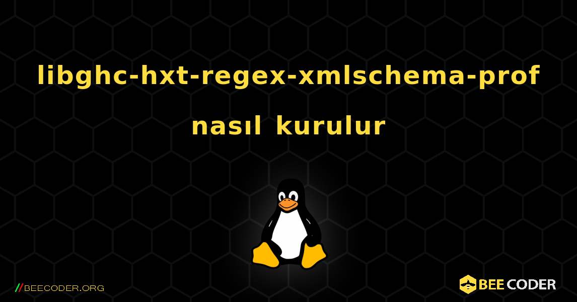 libghc-hxt-regex-xmlschema-prof  nasıl kurulur. Linux