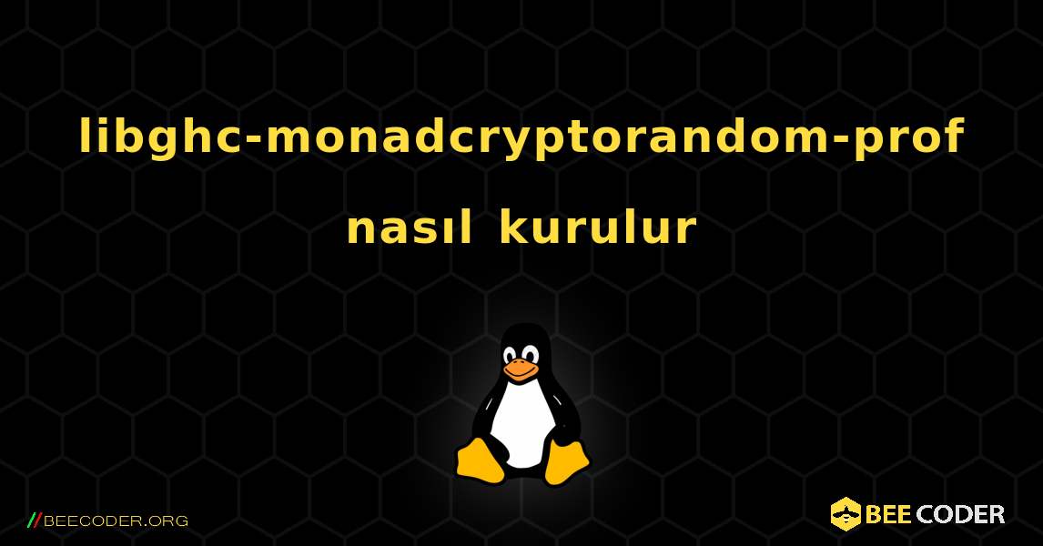 libghc-monadcryptorandom-prof  nasıl kurulur. Linux
