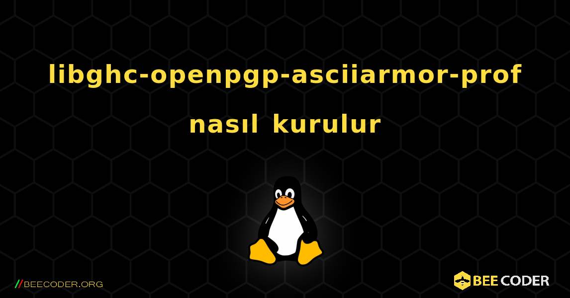 libghc-openpgp-asciiarmor-prof  nasıl kurulur. Linux