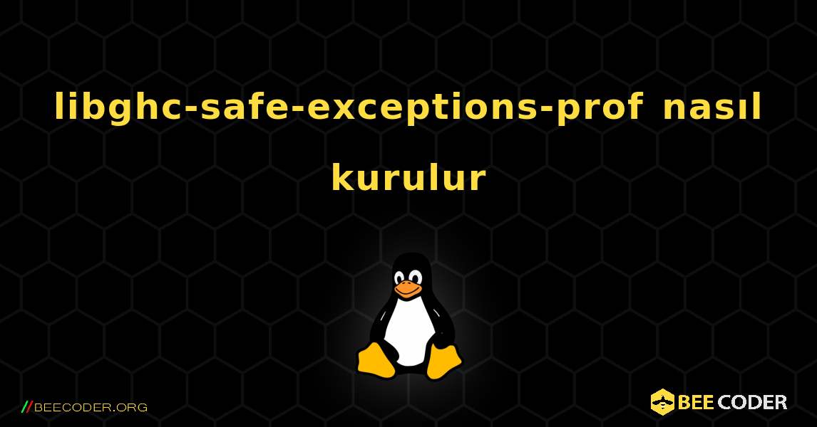 libghc-safe-exceptions-prof  nasıl kurulur. Linux