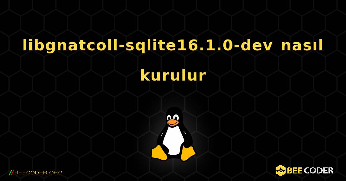 libgnatcoll-sqlite16.1.0-dev  nasıl kurulur. Linux