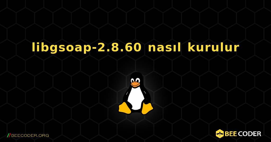 libgsoap-2.8.60  nasıl kurulur. Linux