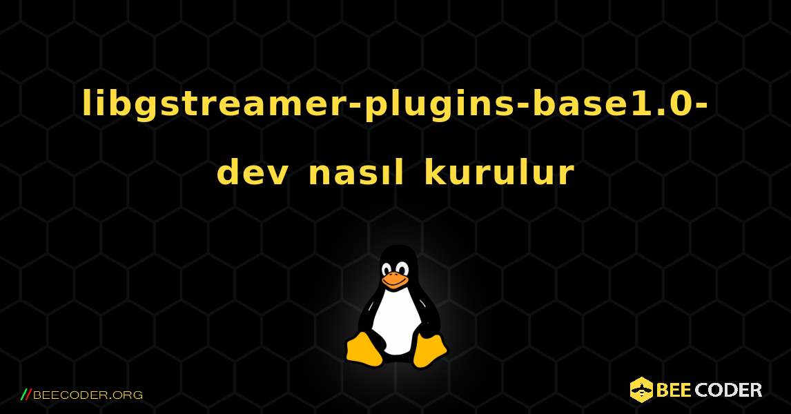 libgstreamer-plugins-base1.0-dev  nasıl kurulur. Linux