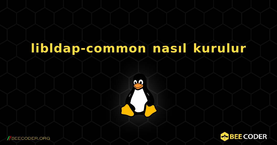 libldap-common  nasıl kurulur. Linux