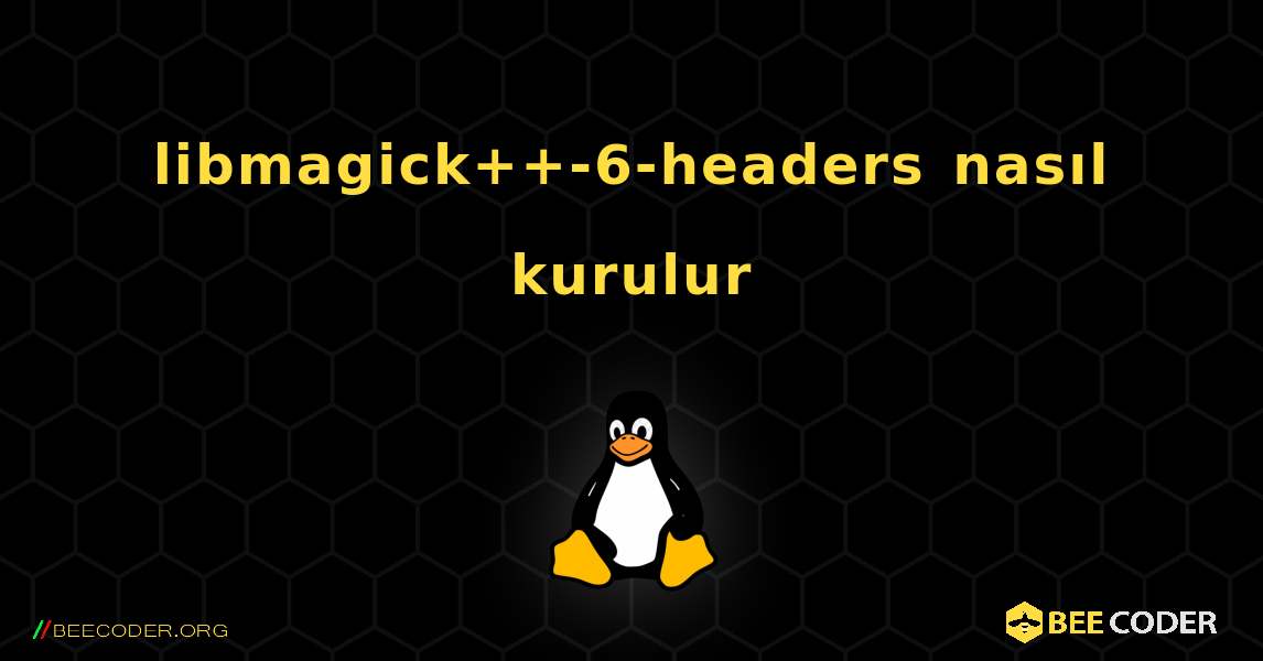 libmagick++-6-headers  nasıl kurulur. Linux