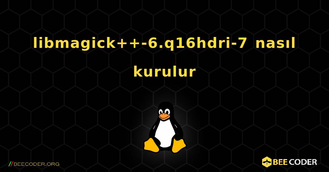 libmagick++-6.q16hdri-7  nasıl kurulur. Linux
