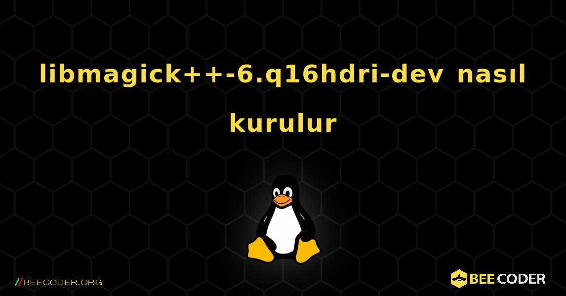 libmagick++-6.q16hdri-dev  nasıl kurulur. Linux