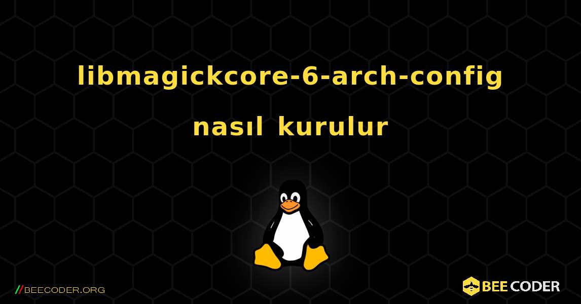 libmagickcore-6-arch-config  nasıl kurulur. Linux