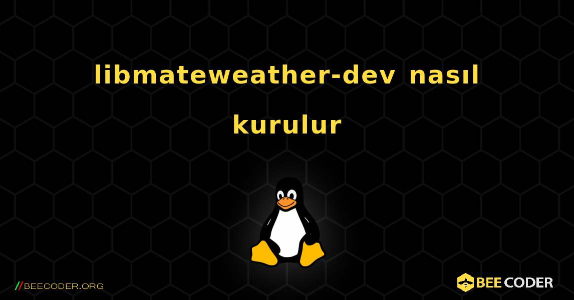 libmateweather-dev  nasıl kurulur. Linux