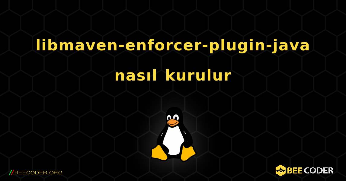 libmaven-enforcer-plugin-java  nasıl kurulur. Linux