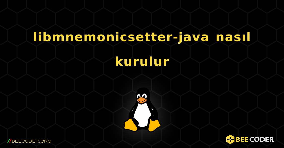 libmnemonicsetter-java  nasıl kurulur. Linux