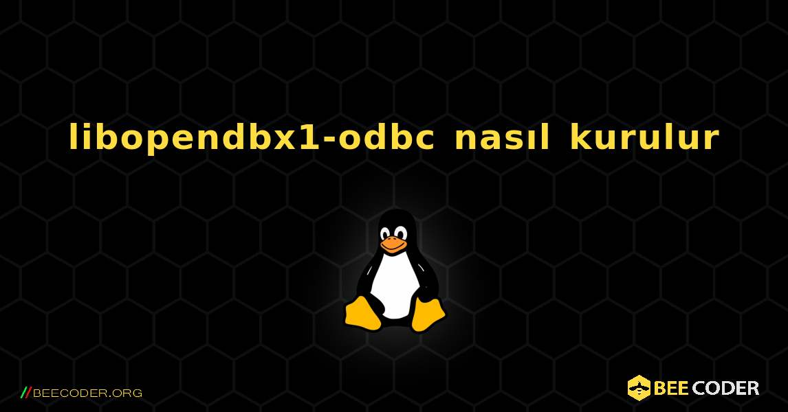 libopendbx1-odbc  nasıl kurulur. Linux