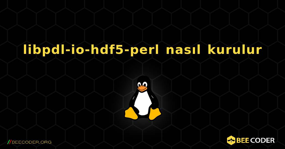 libpdl-io-hdf5-perl  nasıl kurulur. Linux