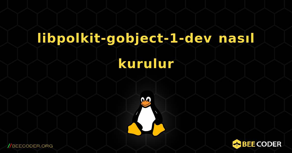 libpolkit-gobject-1-dev  nasıl kurulur. Linux