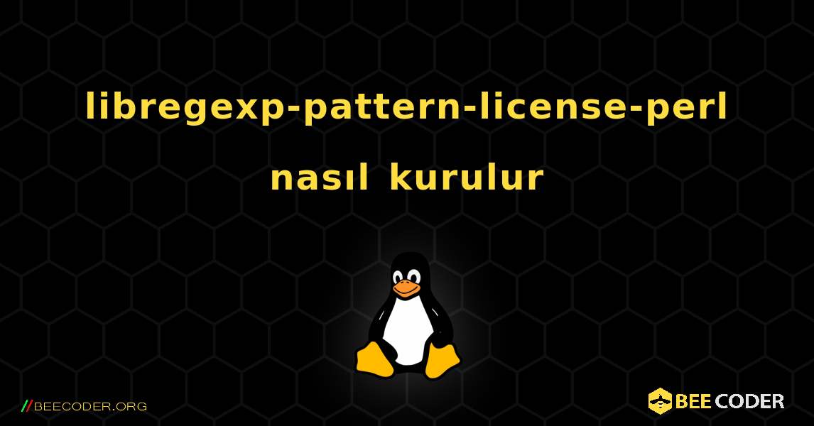 libregexp-pattern-license-perl  nasıl kurulur. Linux