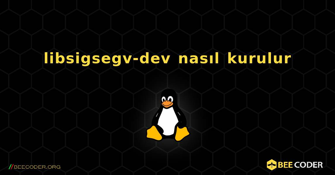 libsigsegv-dev  nasıl kurulur. Linux