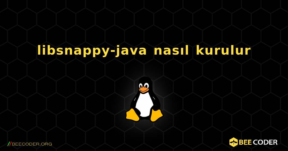 libsnappy-java  nasıl kurulur. Linux