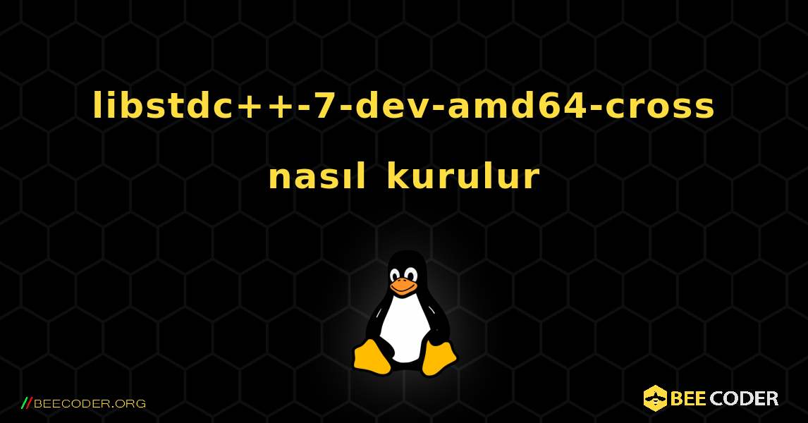 libstdc++-7-dev-amd64-cross  nasıl kurulur. Linux
