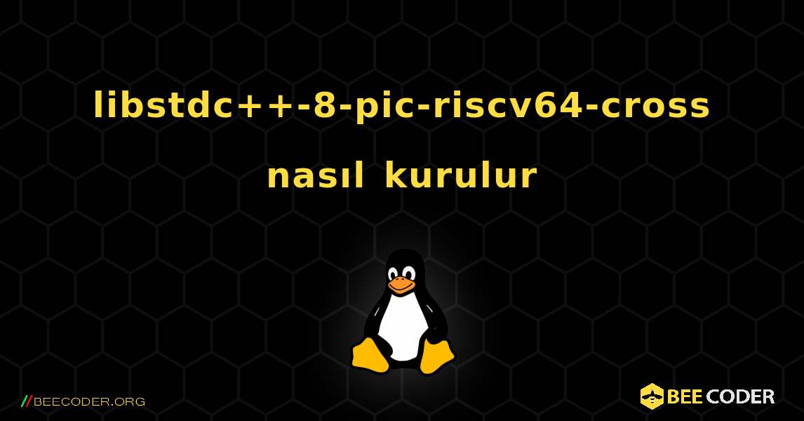 libstdc++-8-pic-riscv64-cross  nasıl kurulur. Linux