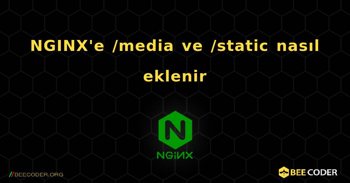 NGINX'e /media ve /static nasıl eklenir. NGINX